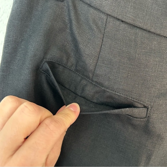 Reformation 100% linen pants black 10P - Picture 12 of 16